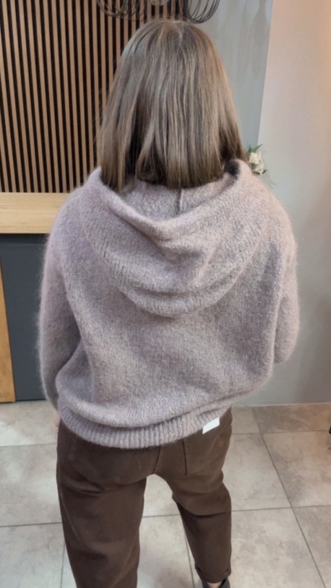 Sweter z kapturem CXL Collection - Fango