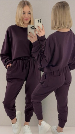 Komplet dresowy iLook Śliwka