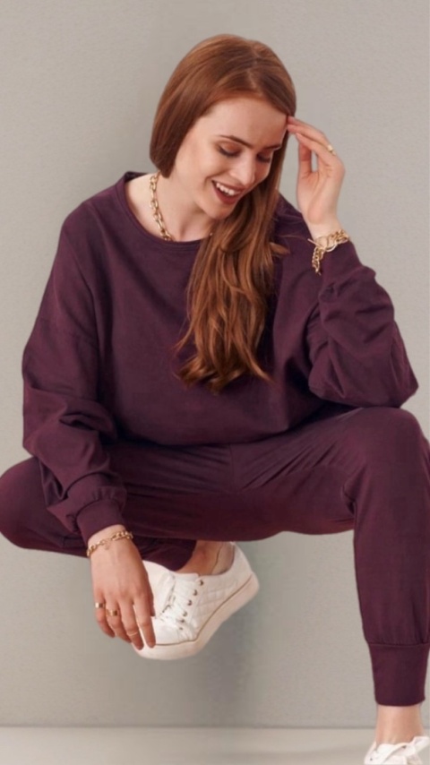 Komplet dresowy iLook Śliwka