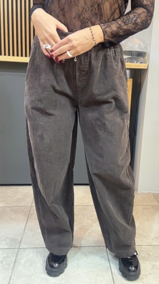 Spodnie sztruksowe Gioya & Co. - Chocolate