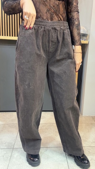 Spodnie sztruksowe Gioya & Co. - Chocolate