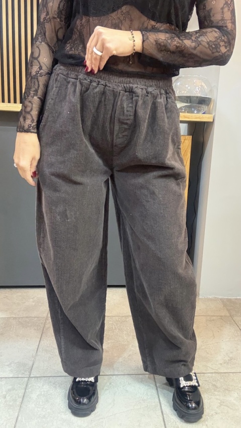 Spodnie sztruksowe Gioya & Co. - Chocolate