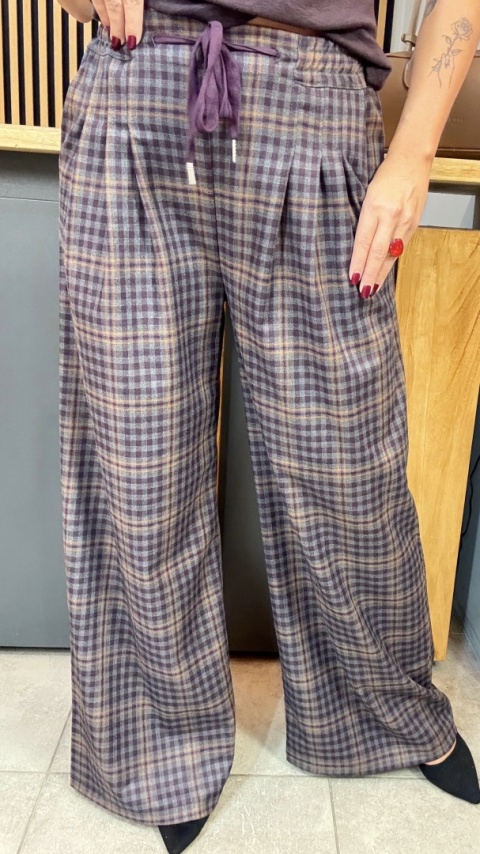Spodnie w kratę MIHO'S