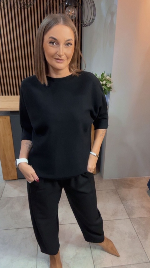 Sweter E-Woman Fashion - Czarny