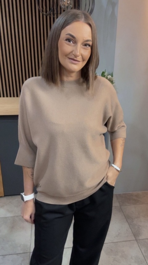 Sweter E-Woman Fashion - Camel