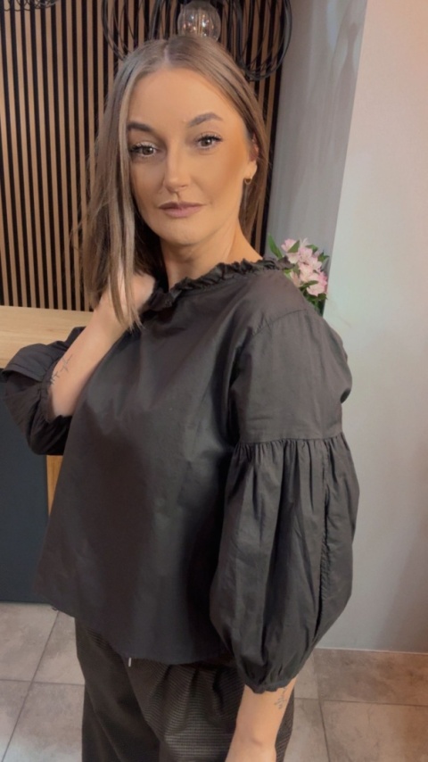 Bluzka bufka Wendykei - Czekolada