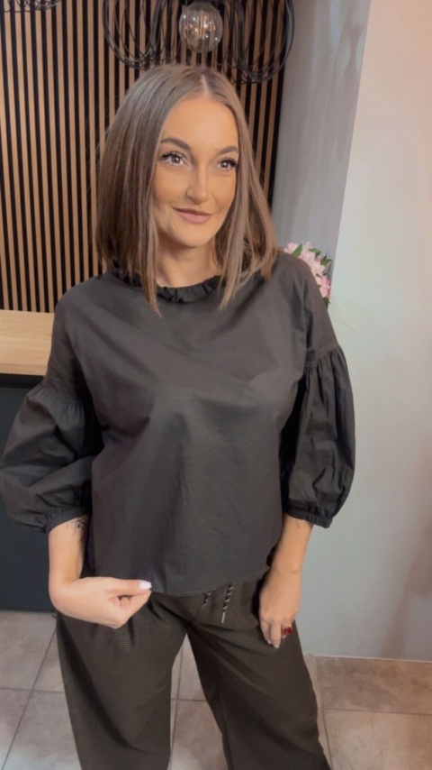 Bluzka bufka Wendykei - Czekolada