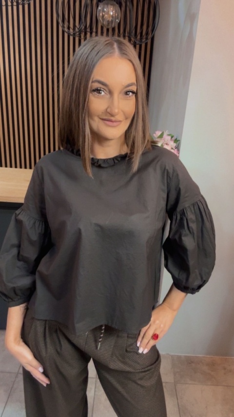 Bluzka bufka Wendykei - Czekolada