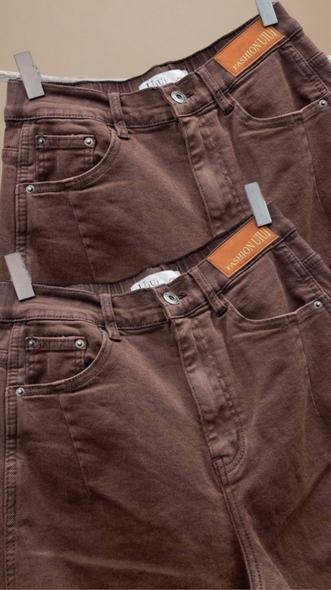 Jeansy Uiuj boyfriend UBF867-8 - luźny krój