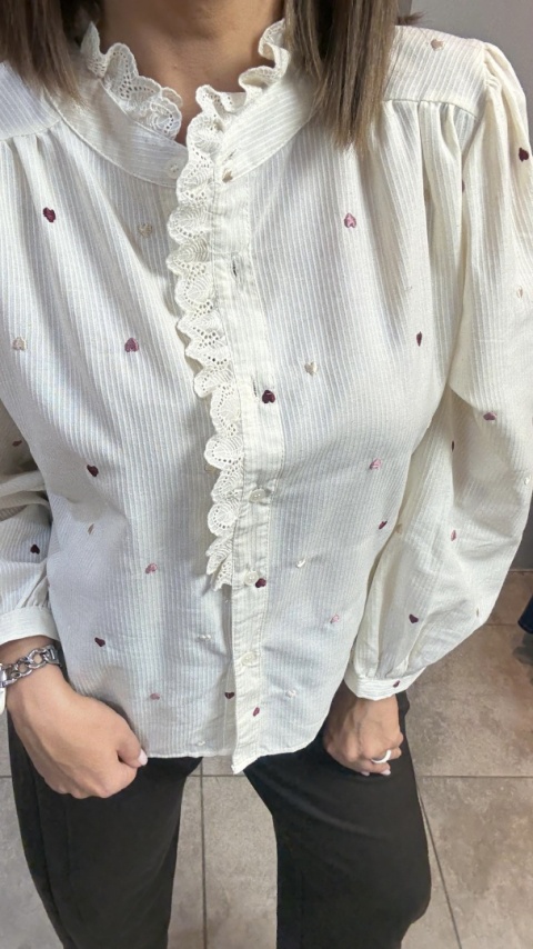 Koszula w serduszka VICBEE