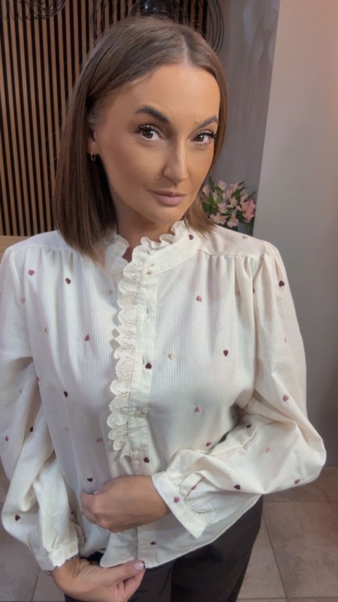 Koszula w serduszka VICBEE