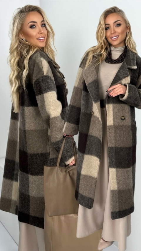 Płaszcz w kratę – Made in Italy