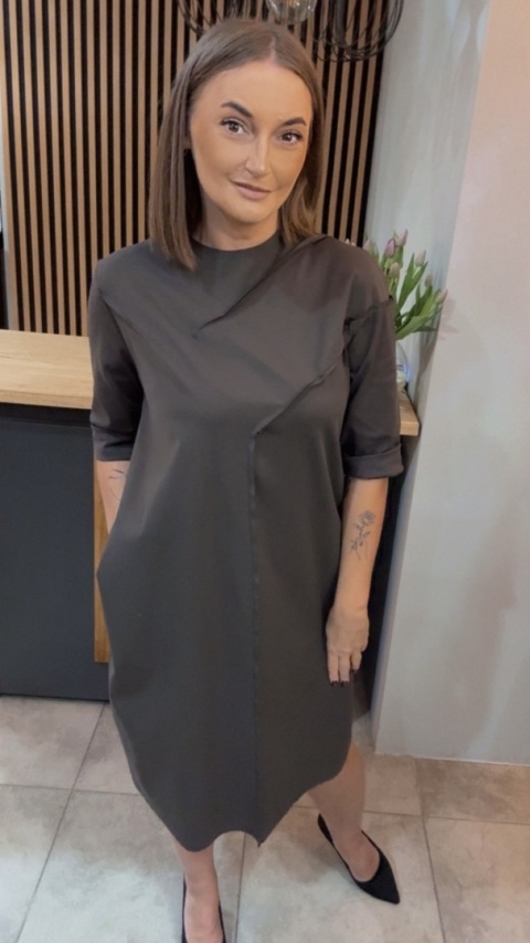 Sukienka Wendy Trendy - Czekolada