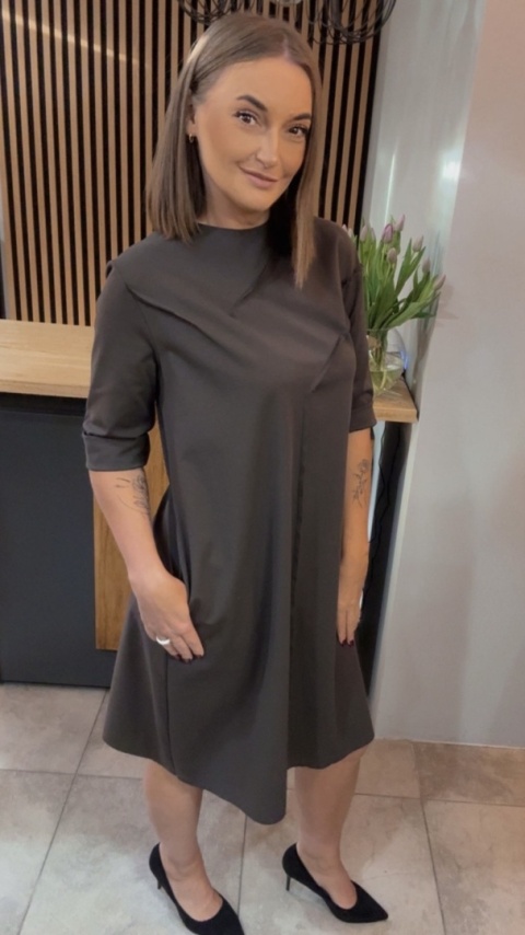 Sukienka Wendy Trendy - Czekolada