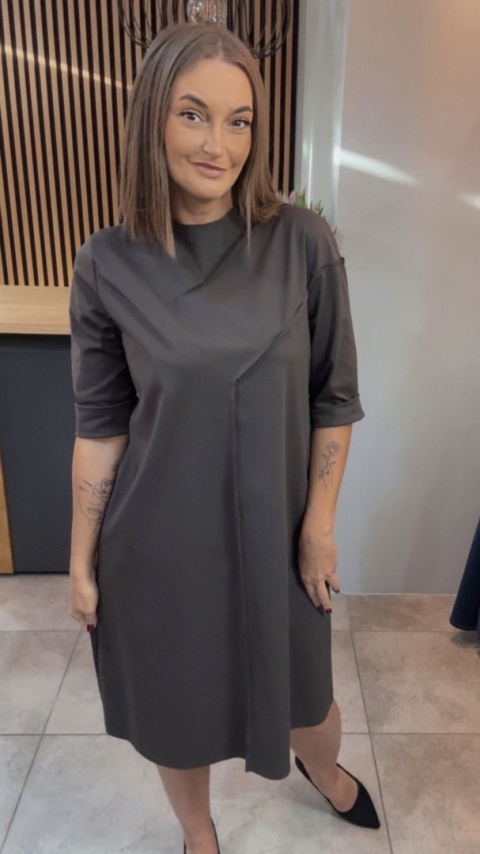 Sukienka Wendy Trendy - Czekolada