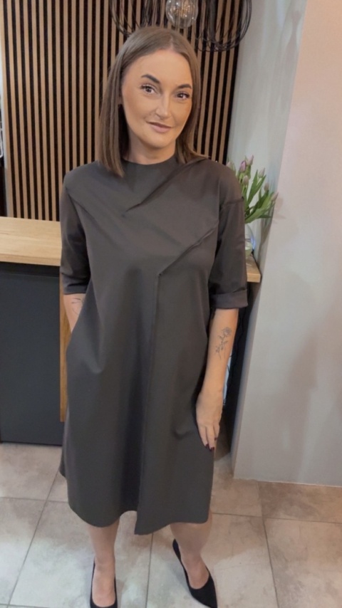 Sukienka Wendy Trendy - Czekolada