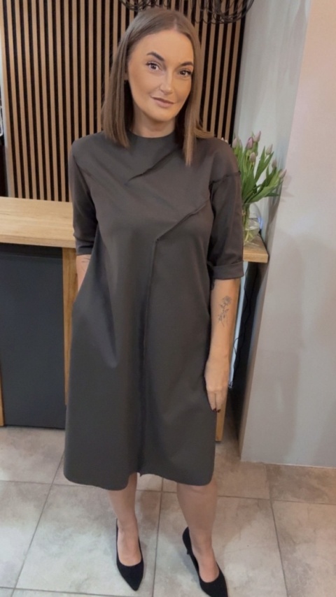 Sukienka Wendy Trendy - Czekolada