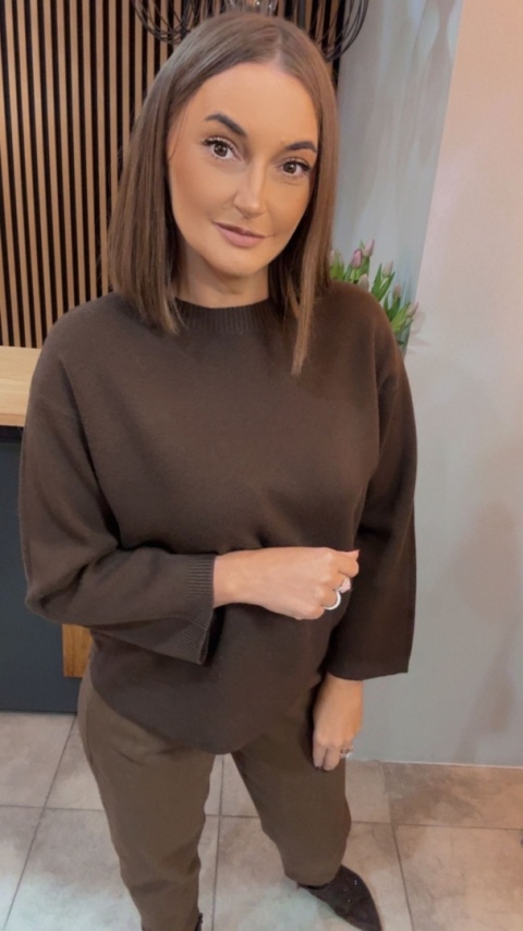 Sweter Melody - Czekolada