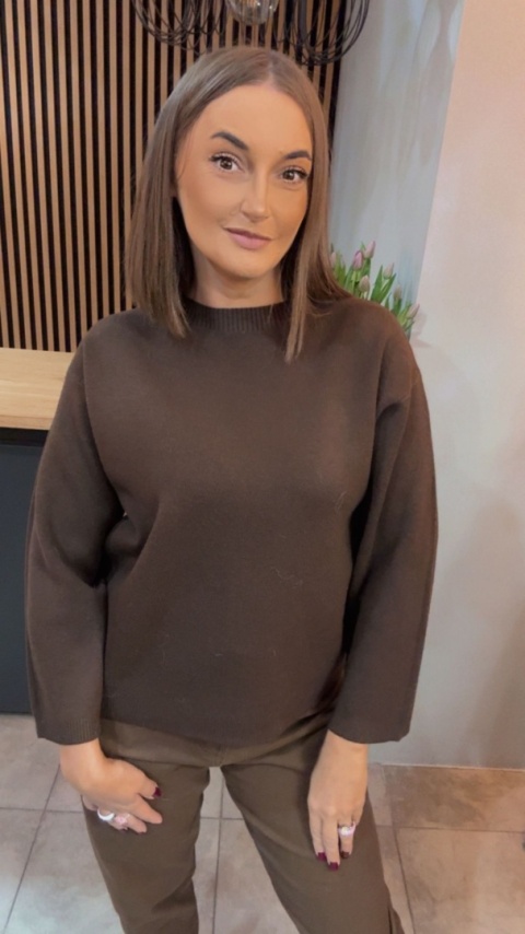 Sweter Melody - Czekolada