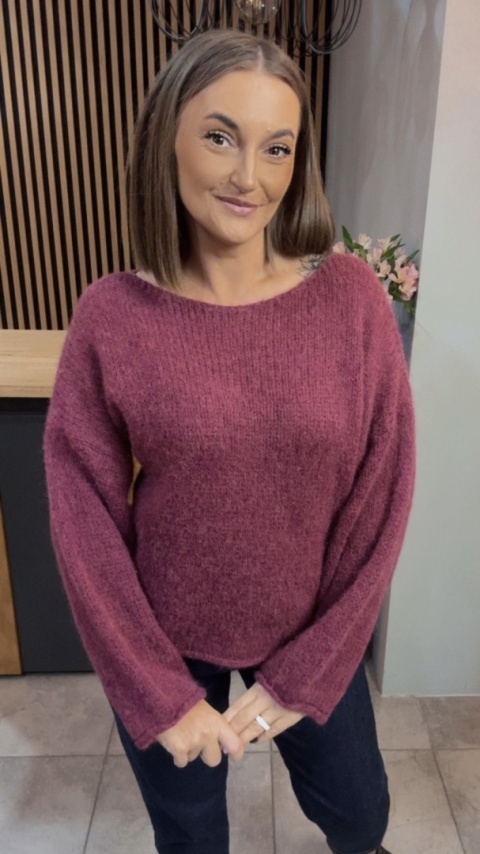 Sweter premium Swing IL PIU - Bordo