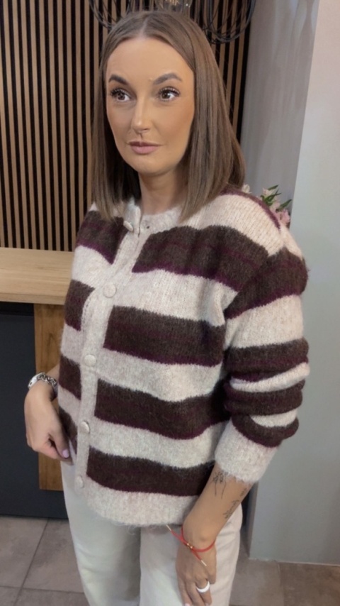 Sweter rozpinany VICBEE