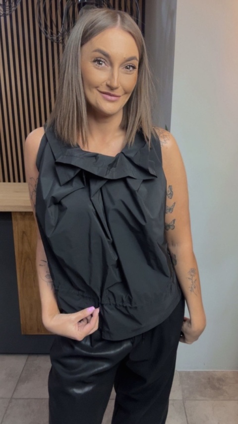 Bluzka Wendy Trendy - model z efektem „crinkle"