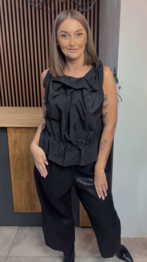 Bluzka Wendy Trendy - model z efektem „crinkle"