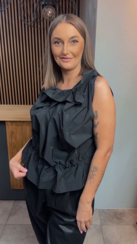 Bluzka Wendy Trendy - model z efektem „crinkle"