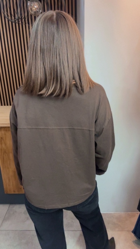 Bluzka damska z nadrukiem – oversize