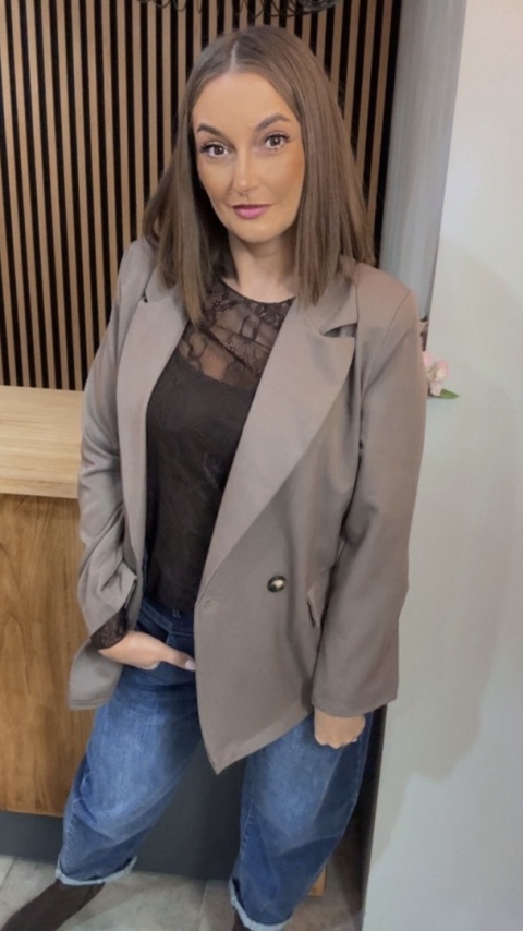 Elegancka Marynarka Dwurzędowa – Fango