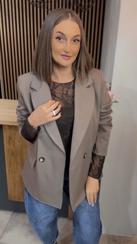 Elegancka Marynarka Dwurzędowa – Fango