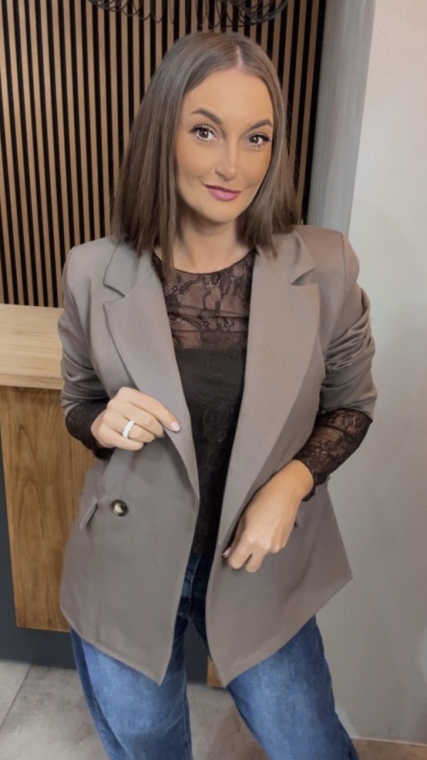 Elegancka Marynarka Dwurzędowa – Fango