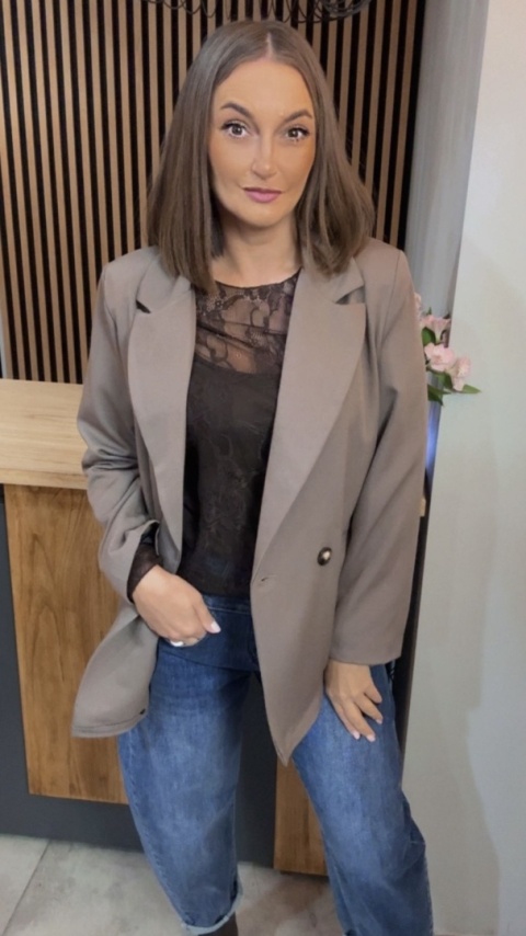 Elegancka Marynarka Dwurzędowa – Fango