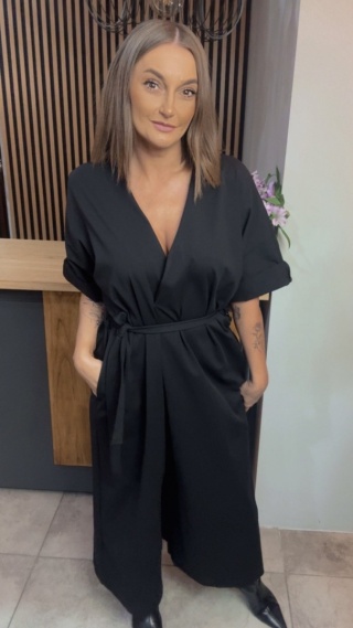 Kombinezon Palazzo Wendy Trendy z paskiem pianka