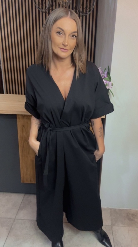 Kombinezon Palazzo Wendy Trendy z paskiem pianka