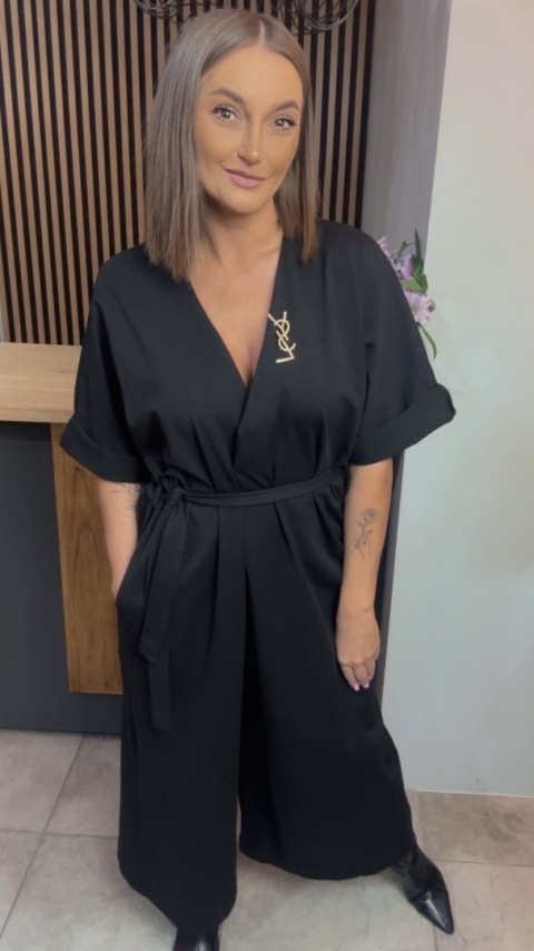 Kombinezon Palazzo Wendy Trendy z paskiem pianka