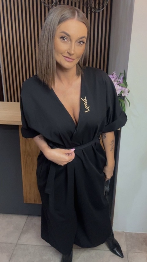 Kombinezon Palazzo Wendy Trendy z paskiem pianka