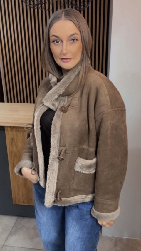 Kożuszek z miękkim futerkiem