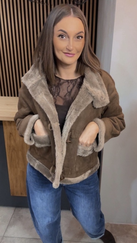 Kożuszek z miękkim futerkiem