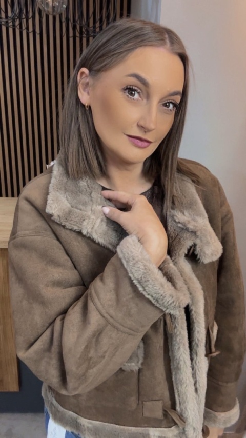 Kożuszek z miękkim futerkiem