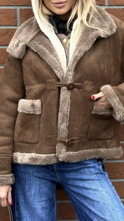 Kożuszek z miękkim futerkiem