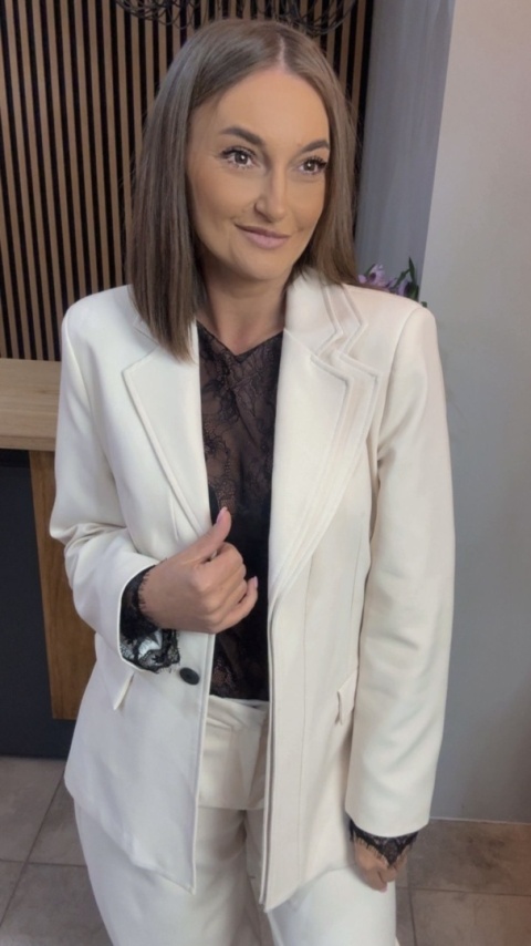 Marynarka Lumina - Śmietanka