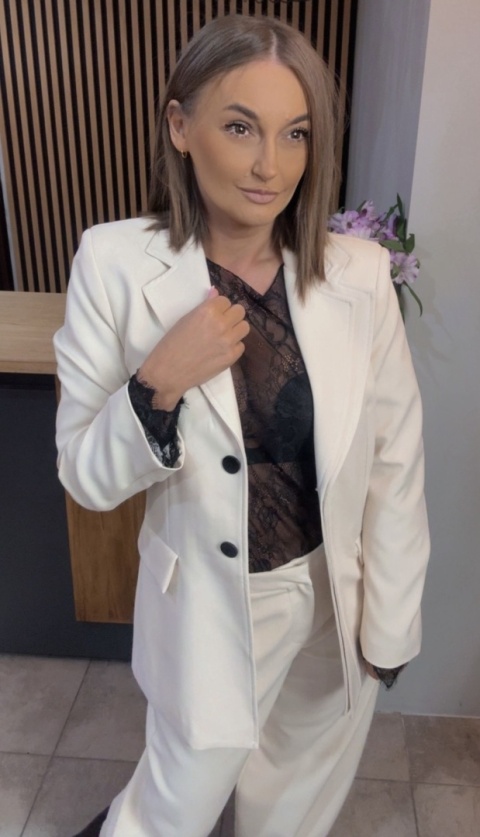 Marynarka Lumina - Śmietanka