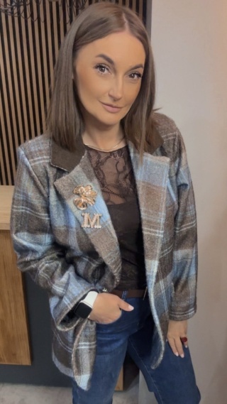 Marynarka w kratę – Royal Belle DI by DW Design