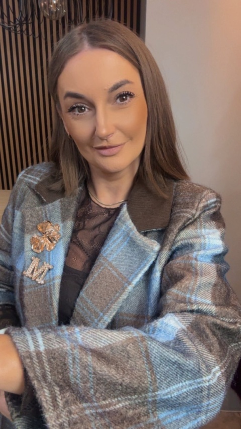 Marynarka w kratę – Royal Belle DI by DW Design