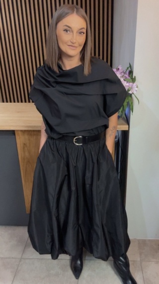 Spódnica Wendy Trendy - Balloon z Tafty | Czarna