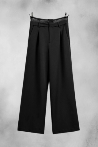 Spodnie Lumina z koronką - Czarne