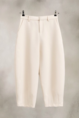 Spodnie balloon Lumina - Smietanka