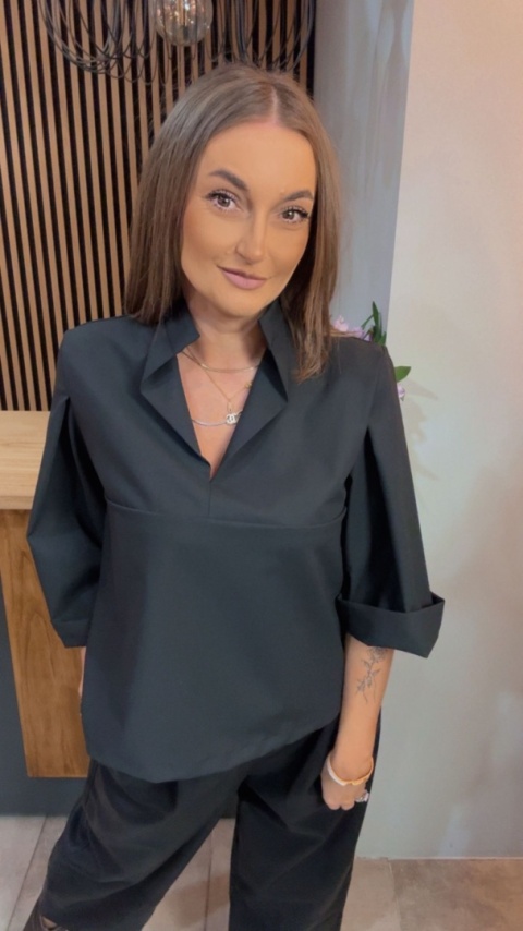 Bluzka Casual Wendykei - Czarna