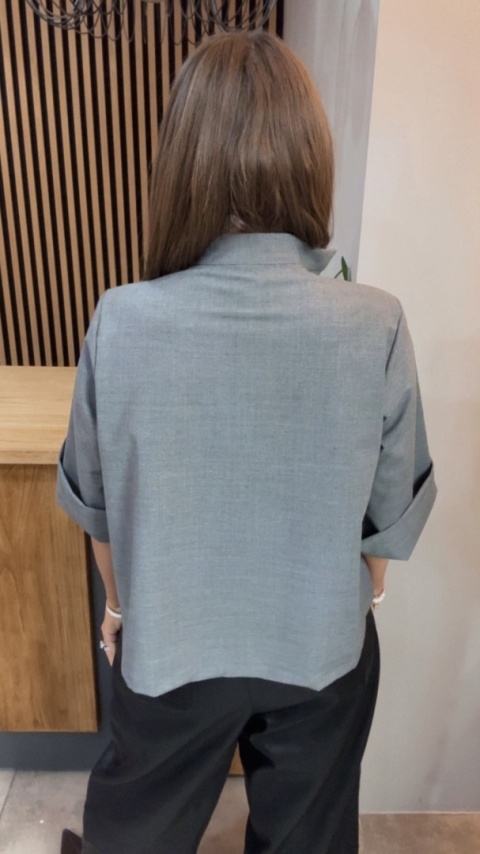 Bluzka Casual Wendykei - Grafit